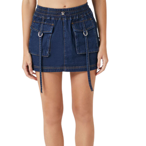 2025 mode femmes taille haute été Denim Jean jupe Offre Spéciale dames tenue décontracté respirant jean jupe - Product Image 5