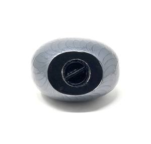 Urna Funeraria Moderna de Alta Calidad en Forma de Lágrima para Cenizas Humanas, Tamaño Adulto, Gris con Detalle de Corazón Plateado, para Funeral, Entierro, Recuerdo - Product Image 5