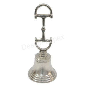 Campana Decorativa de Metal con Forma de Herradura para Colgar en la Pared, Campanas Plateadas para Eventos y Decoración Festiva - Product Image 4