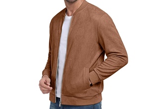 Chaqueta Varsity de Punto Impermeable para Hombre, Diseño y Color Personalizados, Estilo Urbano con Estampado 3D en Felpa, para Invierno - Product Image 2