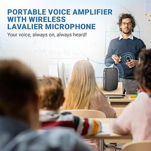 무선 헤드셋 마이크가있는 WinBridge C009 미니 앰프 휴대용 PA 시스템 스피커 - Product Image 6