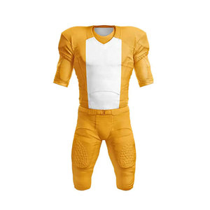 Uniforme de football américain personnalisé en gros, design léger et respirant pour l'entraînement, les matchs et l'utilisation en équipe - Product Image 3