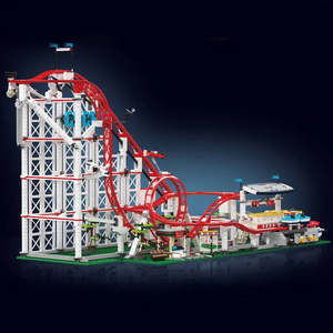 Construction <b>Toy</b> Plastic <b>Roller</b> <b>Coaster</b> Mountains for Kids Transportation-Themed Playset - Product Image 2