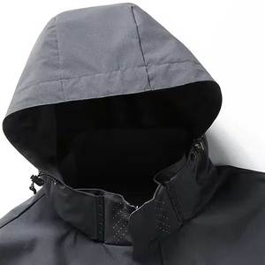 Custom Unisex <b>Winter</b> Windbreaker <b>Jacket</b> Hooded Quilted Casual Custom Design Print <b>Running</b> <b>Jacket</b> - Product Image 2