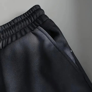 ชุดเสื้อยืดและกางเกงขายาวแขนสั้นสำหรับผู้ชายชุด2ชิ้นเสื้อยืดคอกลมพิมพ์ลาย K2Y มีเชือกรูดกางเกงกีฬาลำลองกลางแจ้ง - Product Image 4