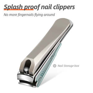 Juego Profesional de Manicura y Pedicura de 12 Piezas en Estuche de Cuero de Lujo, Kit de Herramientas de Acero Inoxidable para el Cuidado Personal de las Uñas - Product Image 2