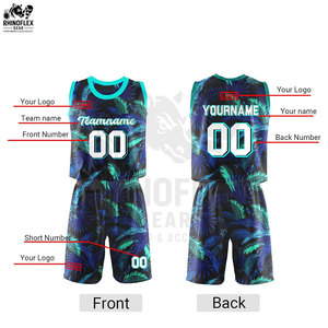 Uniformes de basket-ball de haute fabrication réglable nouvelle arrivée conception personnalisée Logo équipe uniformes de basket-ball de qualité supérieure - Product Image 3