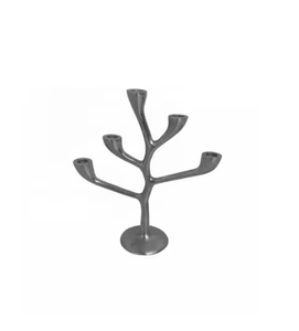 Soporte de vela de cabeza múltiple moderno hecho a mano de latón con acabado antiguo 2025 diseño de calidad superior decoración de Iglesia iluminación Deco - Product Image 2