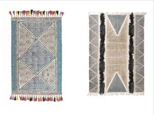 Tapis indien Dhurries tissé à la main, tapis décoratifs en coton pour sol fait à la main, vente en gros de tapis Dhurrie - Product Image 6