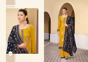 Excelente Calidad Nuevo Diseñador Heavy Faux Georgette Salwar kameez Con Dupatta Con Espejo Y Bordado Trabajo Proveedor De Surat - Product Image 3