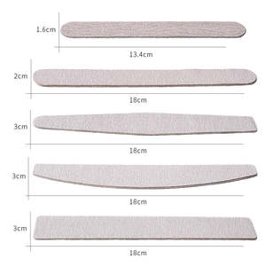 Lima de uñas de acero inoxidable de doble cara, herramienta de manicura y pedicura, uña de Metal - Product Image 4