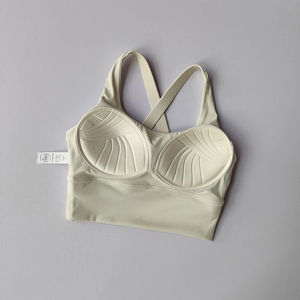 Soutien-gorge de sport de marque haut de gamme, élastique, respirant, anti-transpiration, écologique, pour la course à pied, l'entraînement, la salle de sport, soutien-gorge de sport pour femme, soutien moyen - Product Image 5