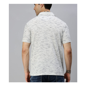 Tela de Poliéster y Algodón de Alta Calidad para Camisas de Hombre, Manga Corta, Logotipo Personalizado, Impresión Digital Sólida, Estilo Tejido - Product Image 3