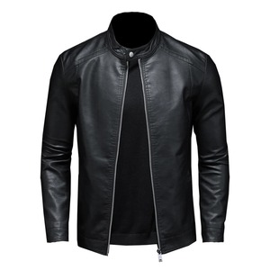 Chaqueta de Cuero PU de Color Sólido Nueva de Otoño e Invierno 2024, Chaqueta Informal Holgada y Cómoda de Talla Grande para Hombre, Envío DDP - Product Image 5