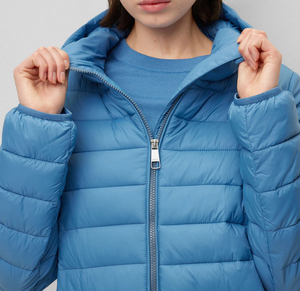 Wholesale 2026 <b>Light</b> Quilted <b>Waterproof</b> Eco-Friendly Women's Puffer <b>Jacket</b> Breathable Windproof Turn-down Collar Winter Custom - Product Image 3