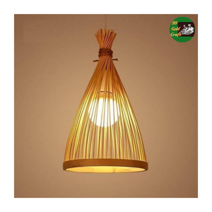 Casas resorts y restaurantes mejorados con lámpara de bambú, diseño ecológico único hecho a mano que proporciona una iluminación cálida para interiores decorativos - Product Image 1