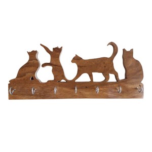 Home Decorative Wooden Wall <b>Key</b> Holder For Home House Shaped <b>Key</b> <b>Hanger</b> With Home Letter Design Wall Mounted <b>Key</b> Organizer - Product Image 2