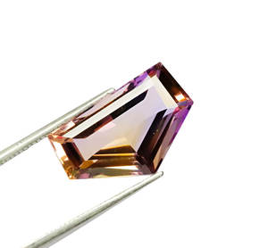 Ametrino Natural de Color Bio, piedra facetada, forma elegante, piedra cortada de ametrino, piedra preciosa de Color Bio Natural bien pulida para joyería - Product Image 3