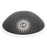 Kippa de Algodón Puro de Color Sólido con Bordado Personalizado 2026, Gorro Judío con Cuello Redondo Estampado a la Moda, Nuevo Estilo Étnico