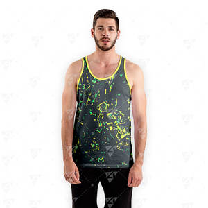 Camiseta Deportiva sin Mangas para Hombre al por Mayor, para Gimnasio, Entrenamiento, Secado Rápido - Product Image 2