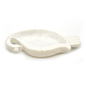 Plateau en marbre moderne classique fait à la main, organisateur de mariage multifonctionnel sophistiqué pour la vanité de la table d'entrée, la maison élégante - Product Image 4
