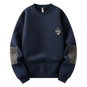 Sudadera con Capucha de Forro Polar de Algodón para Invierno OEM, Personalizada con Serigrafía, Bordado y Logotipo Aplicado en el Codo, Venta al por Mayor - Product Image 1