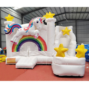 Castillo Inflable Comercial con Tobogán, Nuevo Diseño, Combo de Brincolín Inflable de PVC, Trampolín para Parque de Diversiones al Aire Libre - Product Image 3