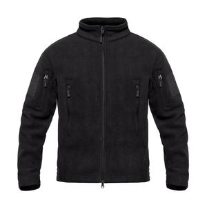 Chaqueta con capucha cálida personalizada Chaqueta de lana táctica para hombre Deporte al aire libre Senderismo Camping Abrigo con chaqueta multibolsillo para hombre - Product Image 3