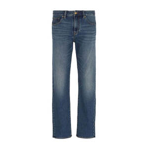 Pantalones vaqueros ajustados informales de moda para hombre, pantalones largos transpirables que combinan con todo con diseño de retazos y 3D para primavera y otoño - Product Image 5