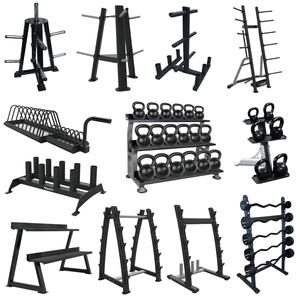 VIGFIT Équipement de fitness en gros : Support de rangement multi-niveaux réglable à 3 niveaux pour 15 paires d'haltères hexagonales en caoutchouc - Product Image 6