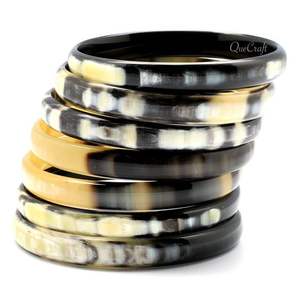 Brazalete Único de Cuerno de Buey para Uso Diario y Eventos Especiales, Diseño Hecho por Dios, Artesanía de Gracia - Product Image 6