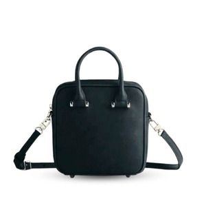 Sac de bureau en cuir unisexe noir pour ordinateur portable, fourre-tout et porte-documents d'affaires à bandoulière pour professionnels - Product Image 1