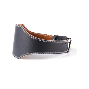 Mantenga la alineación de elevación y el control constante a través de cada sesión usando Gym Leather Power Lifting Belt - Product Image 4