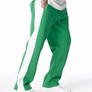 Pantalones de chándal personalizados de algodón de rizo francés pesado, pantalones de chándal lisos o bordados de fábrica OEM. - Product Image 4