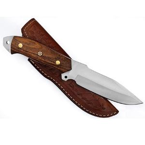 Cuchillo de fruta hecho a mano personalizado, mango de palisandro, Funda de cuero fino, hoja de acero inoxidable, diseño moderno, uso diario en la cocina - Product Image 1