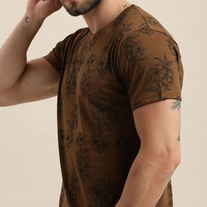 Vente en gros d'étiquettes personnalisées mode chaude fabriqués en usine ODM services haute qualité 100% coton écologique hommes T-Shirts marque personnalisée - Product Image 4