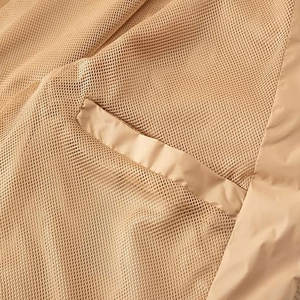 Veste coupe-vent en nylon 100% personnalisée pour hommes, survêtement imperméable avec fermeture éclair sur le devant pour l'hiver - Product Image 6