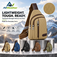 Sac bandoulière compact personnalisé X-PAC, résistant à l'eau, sac de poitrine, fermeture éclair, rangement multi-couches pour les voyages