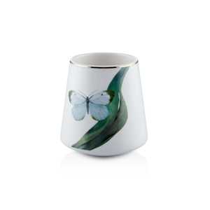Folium 180 Cc Green Porcelain Mug KPA0236 <b>Ceramic</b> <b>Cups</b> - Product Image 1
