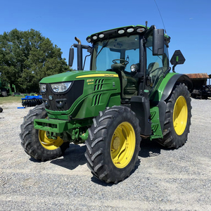 รถแทรกเตอร์มือสอง John-Deere รุ่น 6130R/6120M ขนาด 100-140 แรงม้า ระบบขับเคลื่อน 4 ล้อ พร้อมปั๊มเครื่องยนต์สำหรับการเกษตร ประกอบด้วยชิ้นส่วนหลัก ได้แก่ แบริ่งและมอเตอร์ - Product Image 1