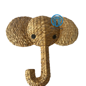 Usine Jacinthe d'eau Éléphant Décoration murale Jacinthe naturelle Décoration murale Forme animale Belle jacinthe Tenture murale - Product Image 5