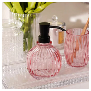 Factory Hot Sale Glass <b>Soap</b> Dispenser Bathroom Accessories <b>Soap</b> Dispenser for Home Usage - Product Image 6