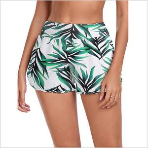 2024 nouveauté femmes coton demi-pantalon Shorts sport rayé taille élastique séchage rapide respirant toile hêtre porter - Product Image 3