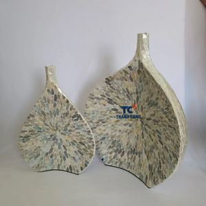 แจกันเปลือกหอยมุกคุณภาพสูง งานแฮนด์เมด สำหรับตกแต่งบ้าน ผลิตในเวียดนาม แจกันมุกสำหรับรอมฎอน โดยผู้ผลิต - Product Image 6