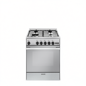 Cocina de Gas y Horno de Acero Inoxidable UNICA U664VI de 4 Zonas, Clase A (60x60x90cm) por Glem - Product Image 2