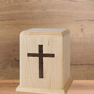 Natural Wood Handmade Modern Luxury Biodegradable Rectangle Urn Adults Pets Eco-Friendly Durable International Standard Quality - Product Image 5