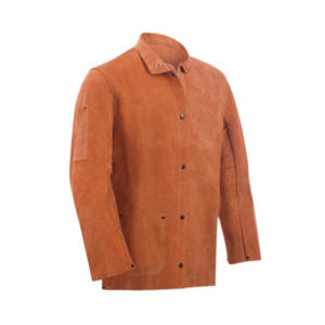 Chaqueta de soldadura de cuero dividido de piel de vaca de alta calidad, protección corporal de seguridad Industrial, ropa de seguridad contra incendios resistente - Product Image 6