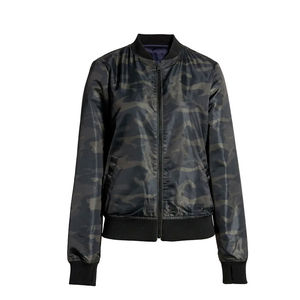 Chaqueta Bomber de manga larga de invierno cálida para mujer de tamaño adulto, gran oferta, chaqueta Bomber de diseño OEM personalizada para mujer con tamaño personalizado - Product Image 6