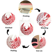 Vinyle holographique thermocollant en PU, vinyle holographique en gros, feuille de vinyle HTV pour impression sur t-shirts Renli