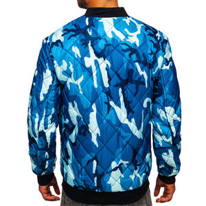 Chaqueta de bombardero de manga larga de calidad superior para hombre de estilo callejero, cuello levantado, último diseño de moda, precio razonable para invierno - Product Image 3